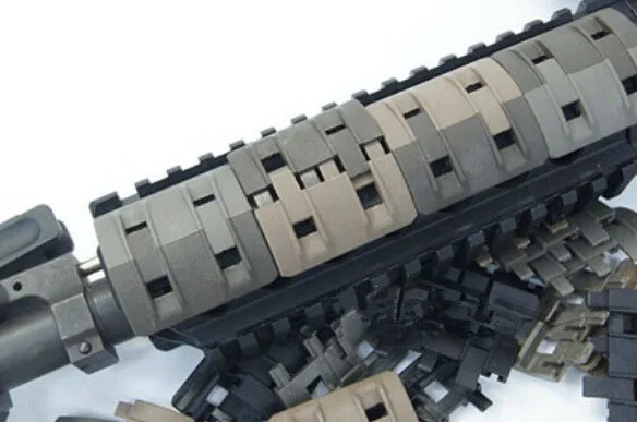 32 шт. в 1 пакет тактический Airsoft рельс крышки панелей плоское ПЭТ ПЭНД 4 цвета