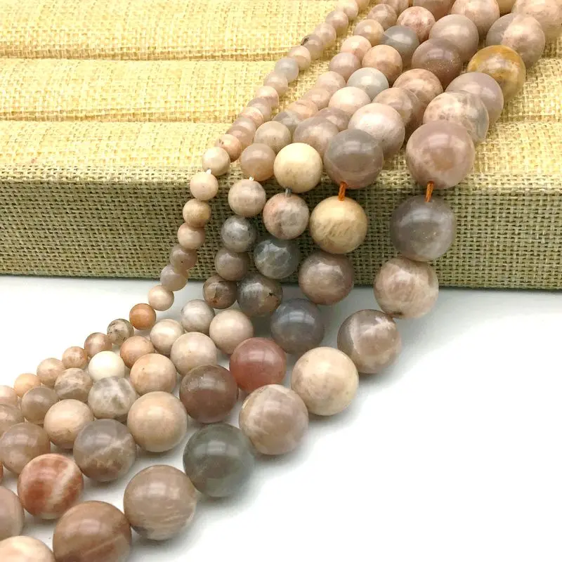 Новые бусины хорошего качества из натурального солнцезащитного камня круглые
