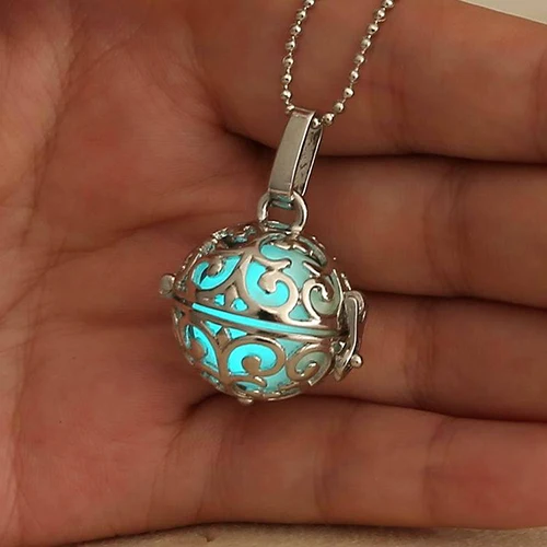 Женская светящаяся подвеска в виде полого шара|pendant necklace|glowing jewelryjewelry jewelry |