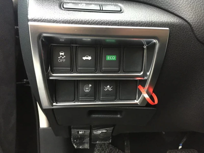 Для Nissan Teana Altima 2016 2017 Высокое качество Хром ABS Матовая Внутренняя фара