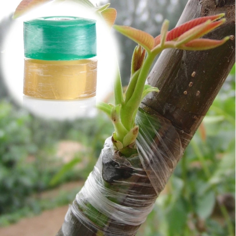 25MM x 100M Nursery Grafting Stretchable Tape Moisture Barrier Floristry Film Garden Supplies Plant Support Care | Дом и сад