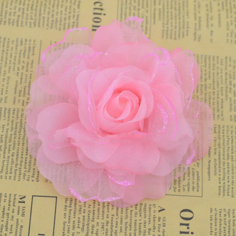 Искусственные цветы хороший имитация гибискуса красивые шелковые шифоновые