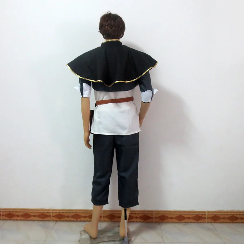 Черная форма клевера Аста Булл на Рождество вечеринку Хэллоуин костюм для