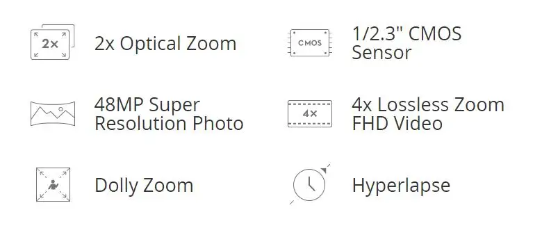 Оригинальный DJI Mavic 2 Zoom с дополнительными батареями и зарядным центром 2x