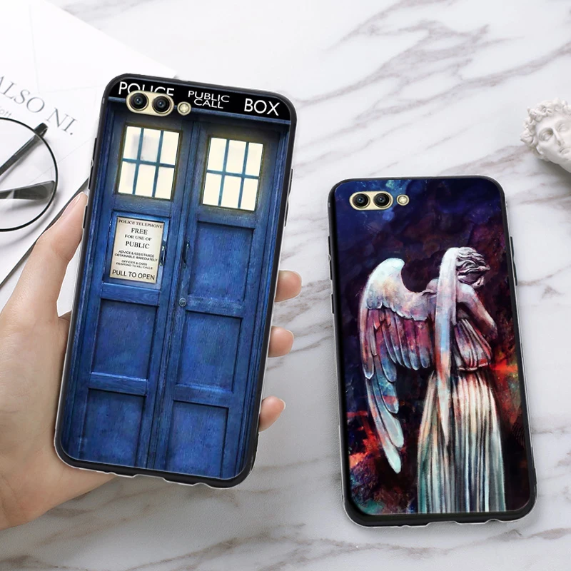 Силиконовый чехол Tardis Box Doctor Who для Huawei honor 6A 7A Pro 7X 8 Lite 8A 8X 8C 9 Note 10 View 20 20S 9X