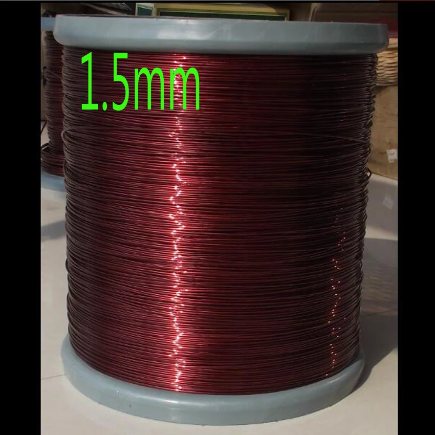 

cltgxdd size 1.5mm QZ-2/130 Degree copper enameled wire / magnet wire