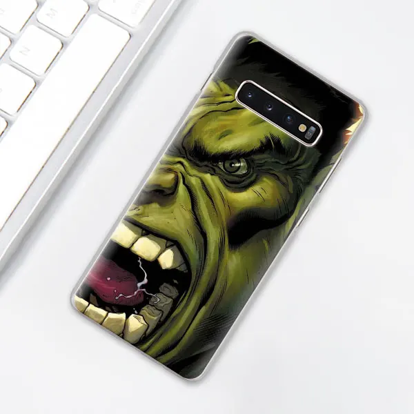 003 Комикс, супергерой "Халк", "крашеный чехол для телефона для samsung Galaxy S10e S10 плюс S7 S8 S9 Plus Note 8 9 M10 M20 M30 жесткий чехол Coque - Цвет: 003