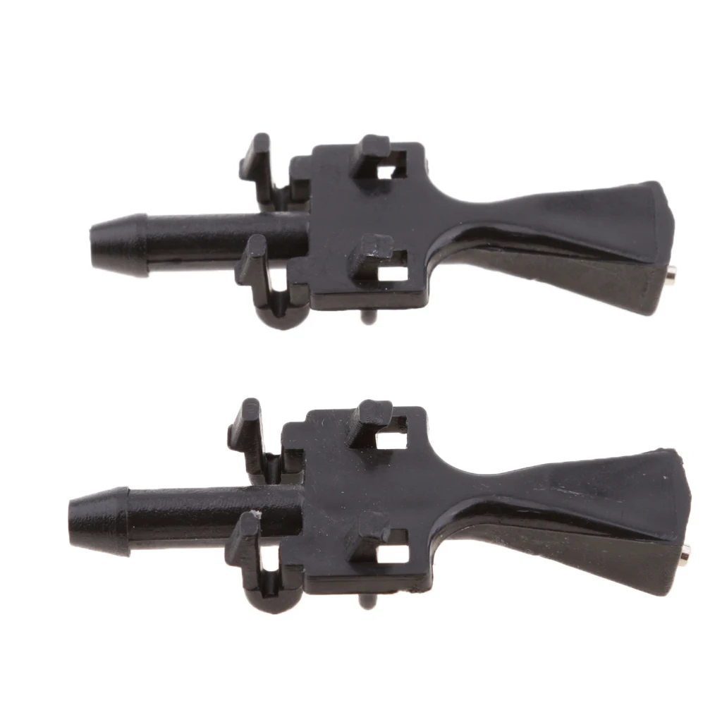 

1 Pair Self-Lubricity Car Auto Windshield Washer Wiper Water Spray Nozzle High Performance Car Vehicle Auto Replacement Parts