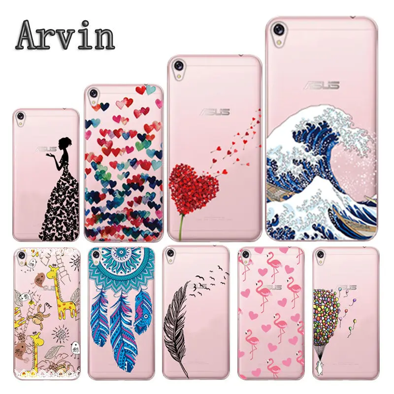 Arvin Soft Silicone Fundas for ASUS ZE500KL ZC520TL ZB500KL ZC553KL Smart Protective Back TPU Cover ZC520KL ZB501KL ZA550KL |