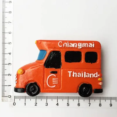BABELEMI 1 шт. резиновый 3D магнит на холодильник, Таиланд, Чиангмай, Phuket, Паттайя, Ко Чанг, туристические сувениры, магниты на холодильник - Цвет: Многоцветный