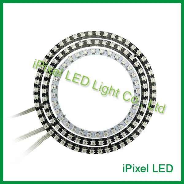 WS2812B светодиодное неоновое пиксельное Кольцо RGB SMD5050 12 бит rgb Светодиодное