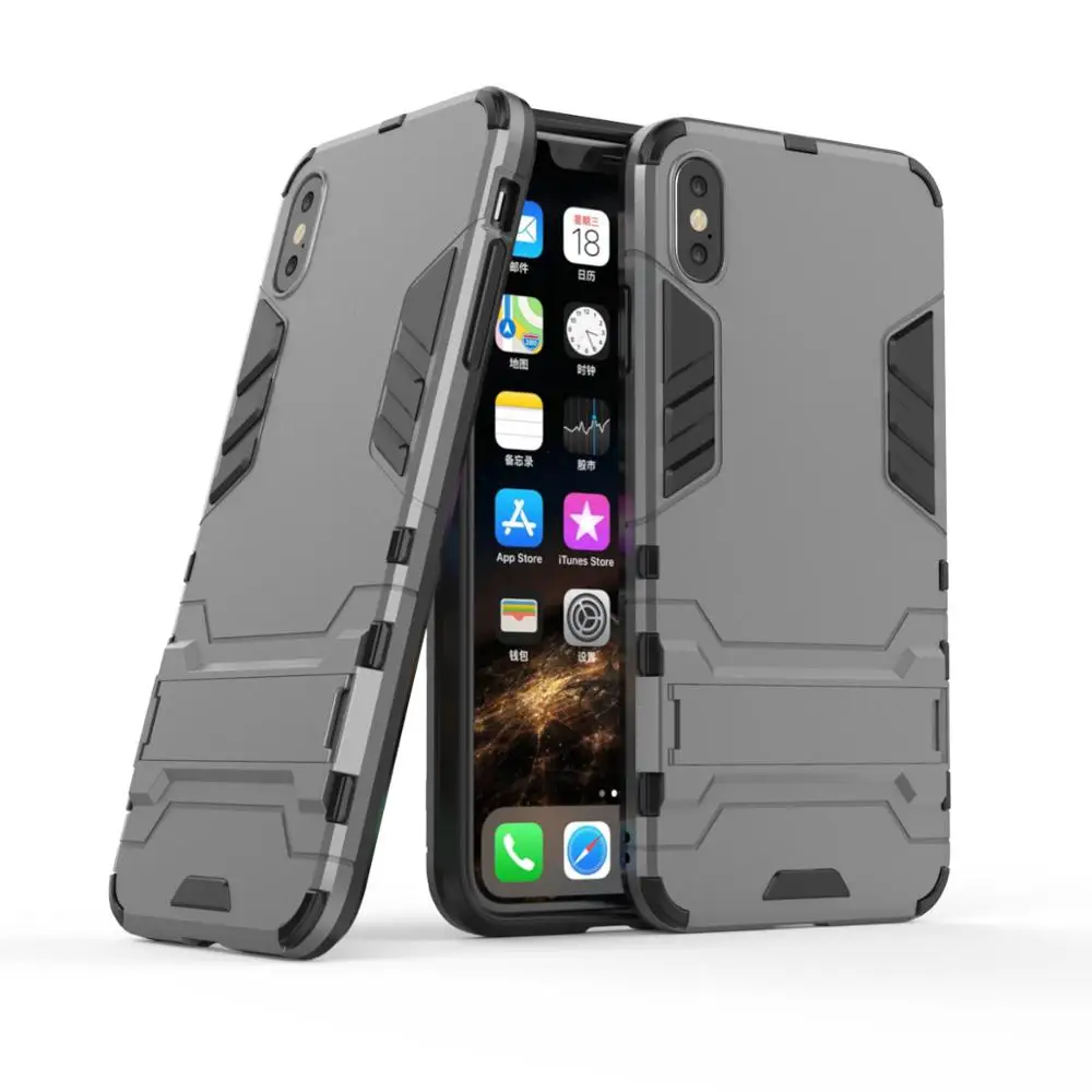 Роскошный военный армированный Жесткий Чехол для Apple iphone 6 6S 7 8 Plus X XR XS Max чехол 7plus