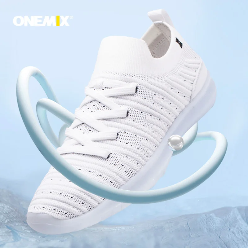 Женские беговые кроссовки Onemix сетчатые лоферы дышащие для бега спорта на