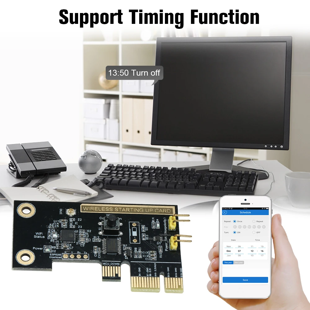 Пульт дистанционного управления eWeLink Mini PCI-e для настольного ПК с поддержкой Wi-Fi |