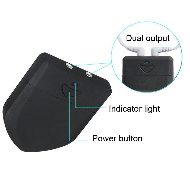 Электрический шок импульсный массаж стимуляция онемения Женский Беспроводной