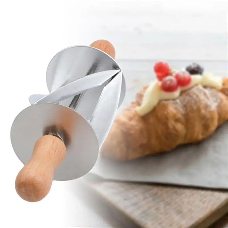 1 шт., нож для раскатки теста, круассан, хлебопечка, форма для печенья, печенья, резак, кухонный инструмент для украшения торта, формы для выпечки