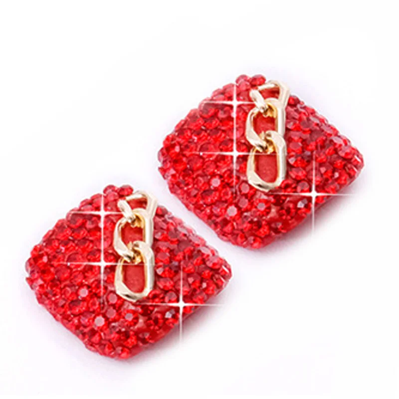 Модные бриллиантовые блестки с полным покрытием большие поддельные ногти 2 шт.