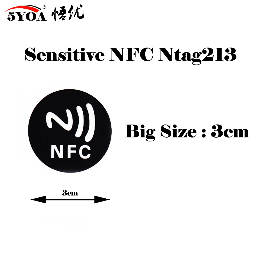 Rfid метка NFC 6 шт./лот NTAG213 NFC|Карты контроля доступа| |