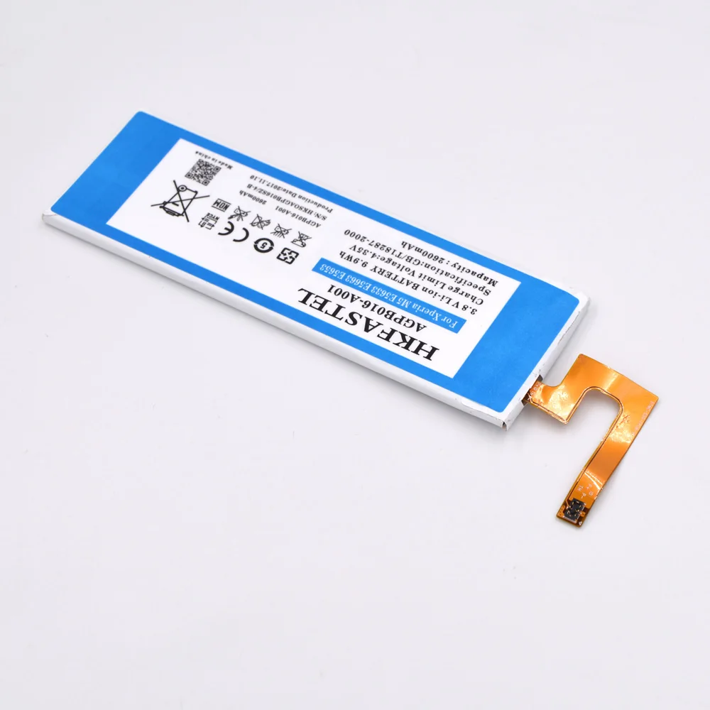 HKFASTEL Новый AGPB016 A001 оригинальный аккумулятор мобильного телефона для Sony Xperia M5 E5633
