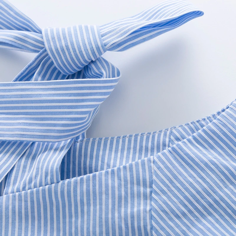 Semir женские модные блузки 2018 весна лето полосатые рубашки топы с открытыми