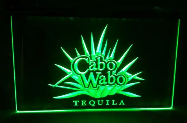 3d-вывески cabo wabo с логотипом текилы 2 размера новые светодиодсветодиодный