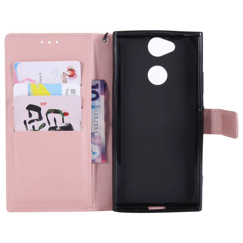 Модный чехол книжка с бумажником для Sony Xperia XA2 H4113 H4133 H3113 H3123 H3133 телефона