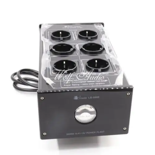 LB-5600 Европейский Сетевой фильтр Расширенный фильтр 3000 Вт 15а ЕС розетка Расширенная аудио розетка
