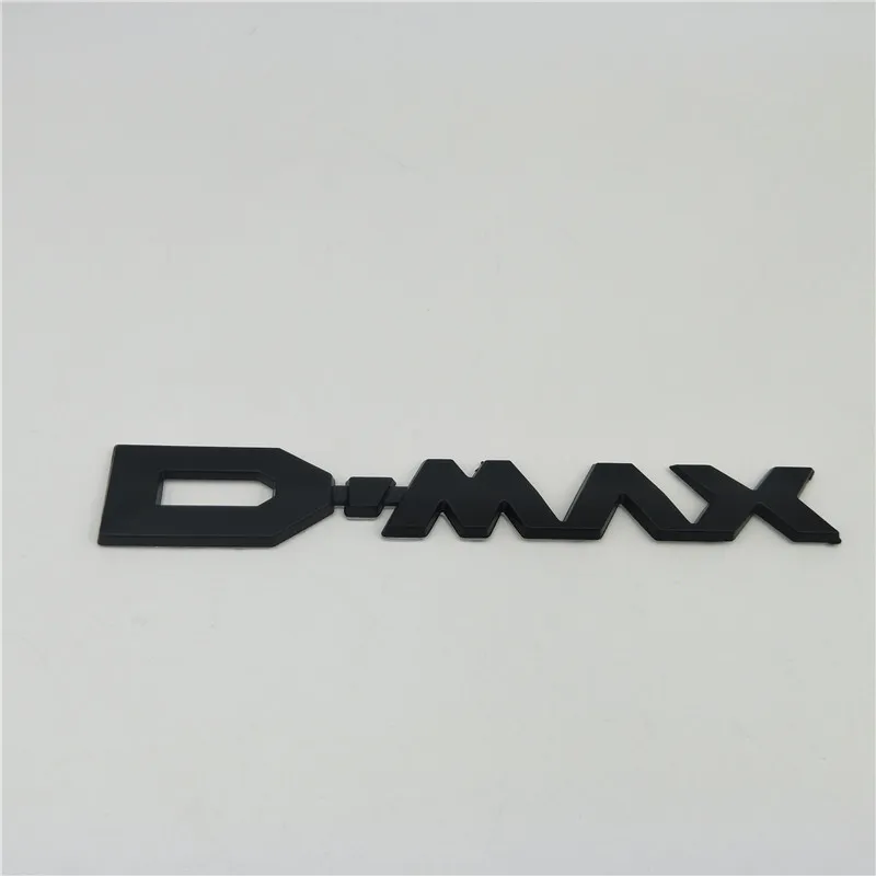 black DMAX Логотип Эмблема для багажника задняя крышка значок наклейка для Isuzu D-Max pick Up 2011 - Название цвета: black