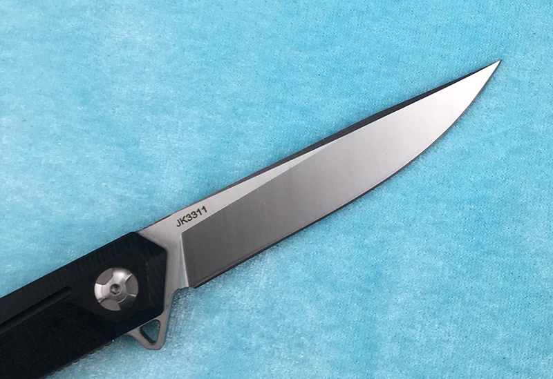 LEMIFSHE JK3311-G10 Складной Нож С флиппером D2 стальное лезвие G10+ стальная ручка для кемпинга нож для фруктов инструмент для повседневного использования