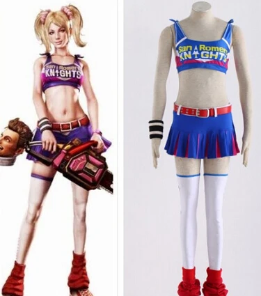 

Lollipop Chainsaw Juliet Cheerleaders dress cosplay halloween Costumes