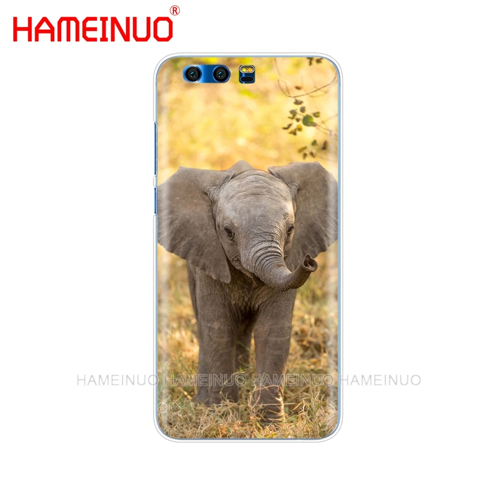 HAMEINUO Cartoon cute elephant and rabbit Cover phone Case for Huawei Honor 10 V10 4A 5A 6A 7A 6C 6X 7X 8 9 LITE | Мобильные
