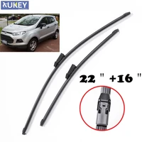 xukey 2216 windscreen wiper blades for ford ecosport 2013 2014 2015 front window windshield wiper natural rubber