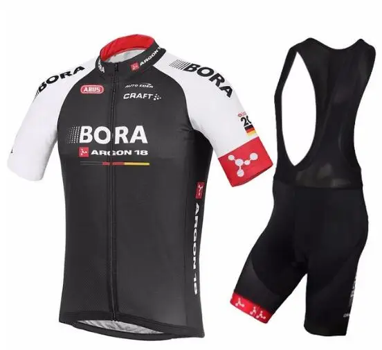 Новый 2017 команда BORA Велосипеды трикотаж велосипед Шорты комплект Ropa Ciclismo