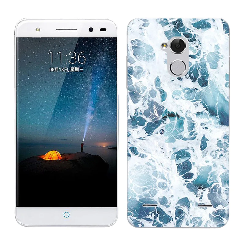 26 Мягкий силиконовый чехол для телефона zte Blade V7 Lite, прозрачный чехол с изображением Луны и земли, 5,0 дюйма, задняя крышка для zte Blade V 7 Lite, чехол - Цвет: 26