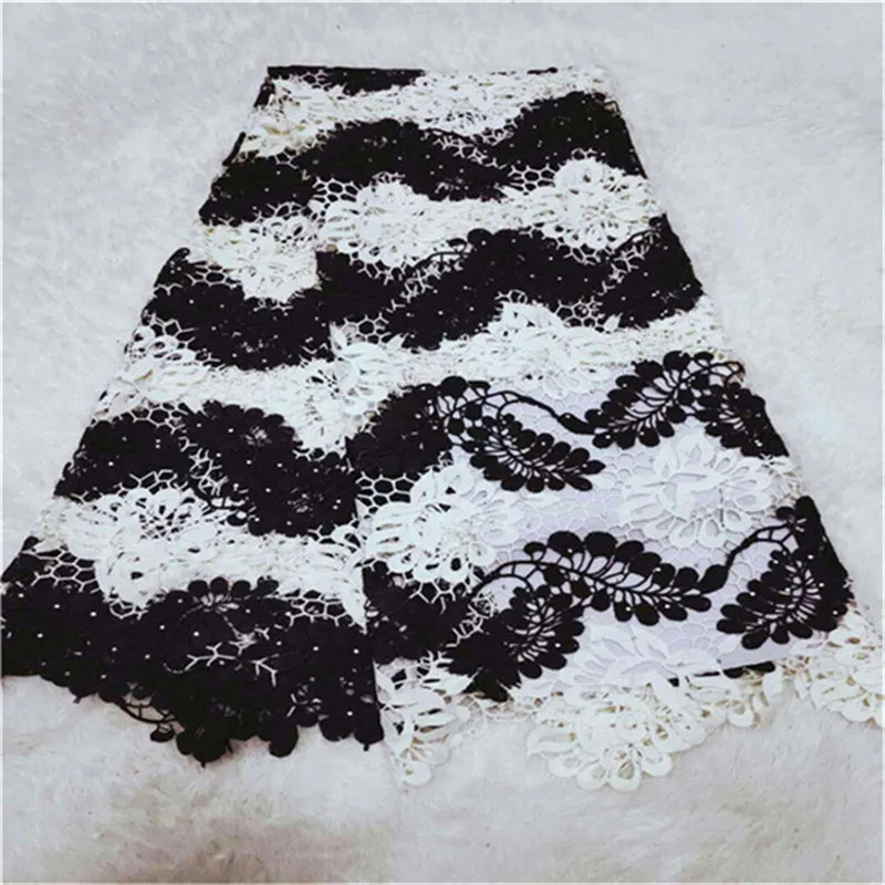 Высококачественная французская кружевная ткань 2019 Розовая белая последняя