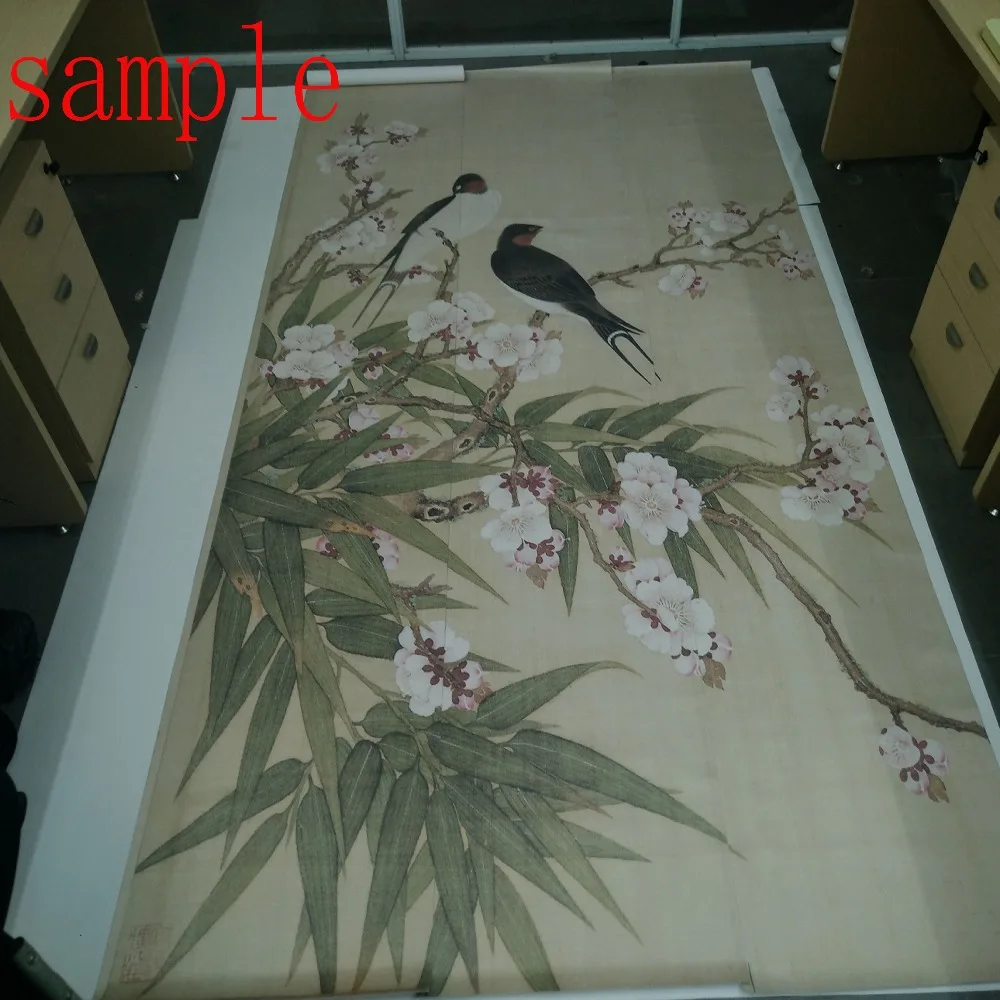 Пользовательские фото обои 3D китайский стиль нетканые обои домашний декор птицы цветы обои для гостиной спальни