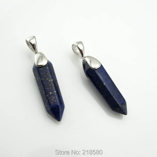 

C150120011 лазурит точка кулон очарование серебряный залог