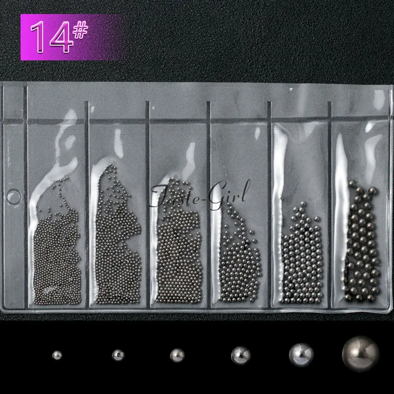 Микро 3d металлические украшения для ногтей разных размеров из розового золота и