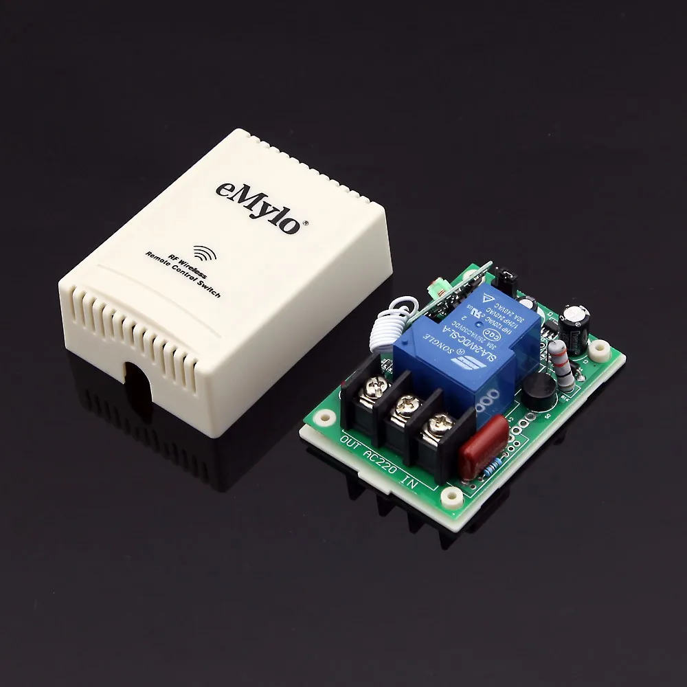 Беспроводной переключатель на 1 канал с пультом дистанционного управления.