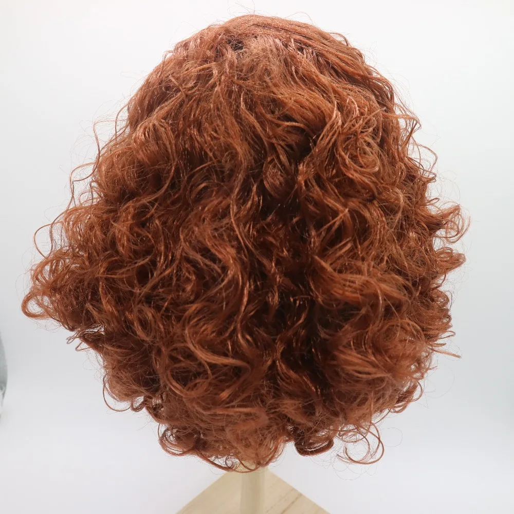 Кукла Blyth кожа головы blyth парики для кукол (RBL) вьющиеся волосы коричневые 2019|doll