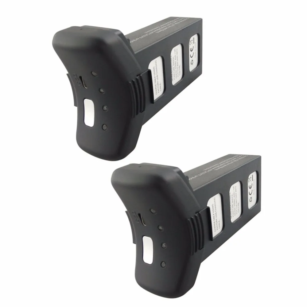 

2PCS 7.4V 2500mah lithium battery for HS100 S70W T35 quadcopter spare parts aircraft drone battery black