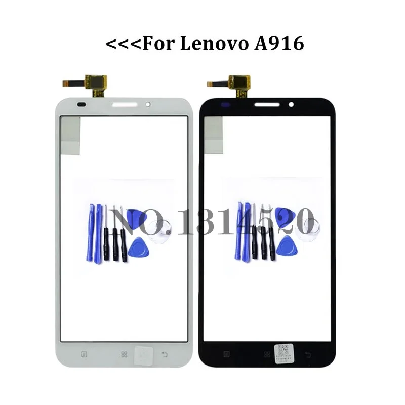 Дигитайзер сенсорной панели для Lenovo A916 100% испытано сенсорный экран Замена