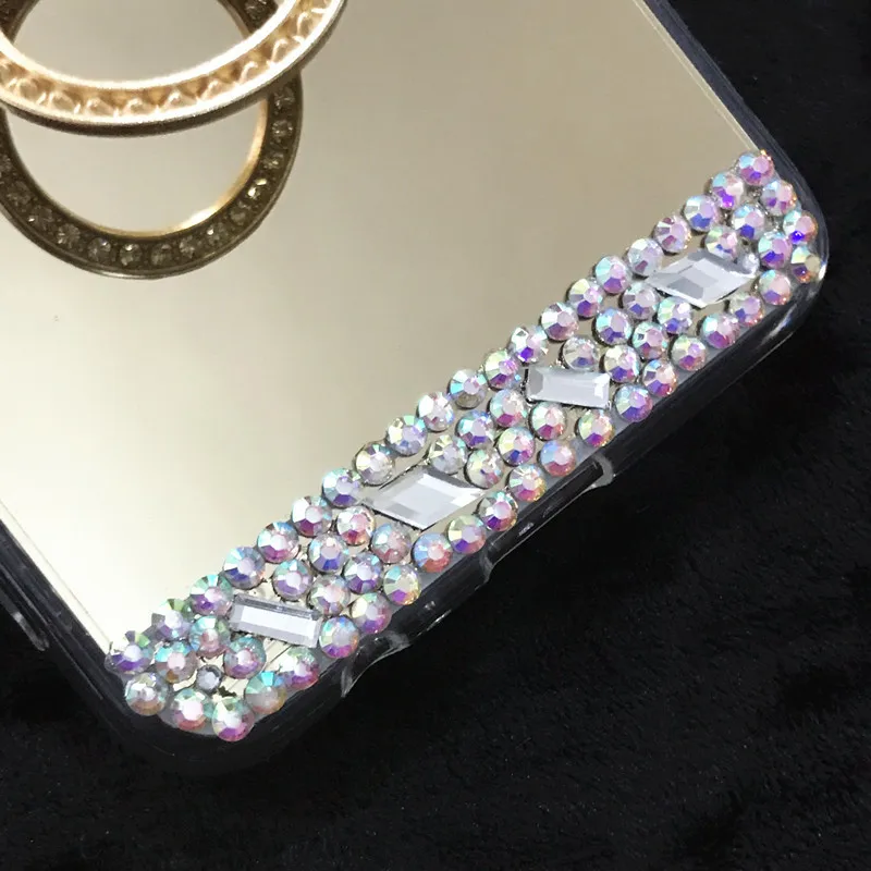 J6 J8 A8 A6 PLUS 2018 Алмазный зеркальный Мягкий ТПУ силиконовый чехол для телефона Samsung