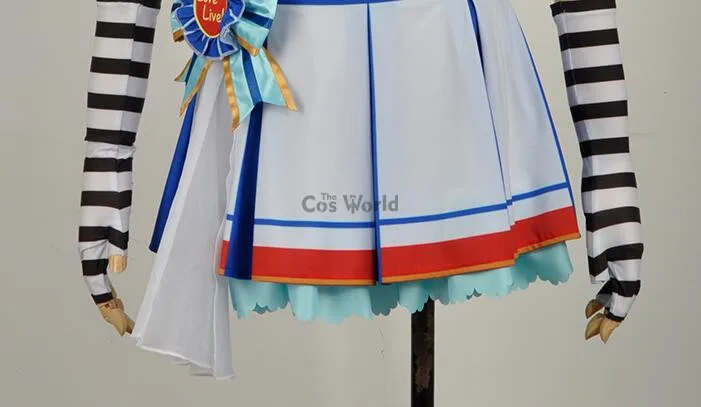 Милый! Солнечный свет! Aqours Watanabe You Cheerleaders костюм моряка платье униформа наряд