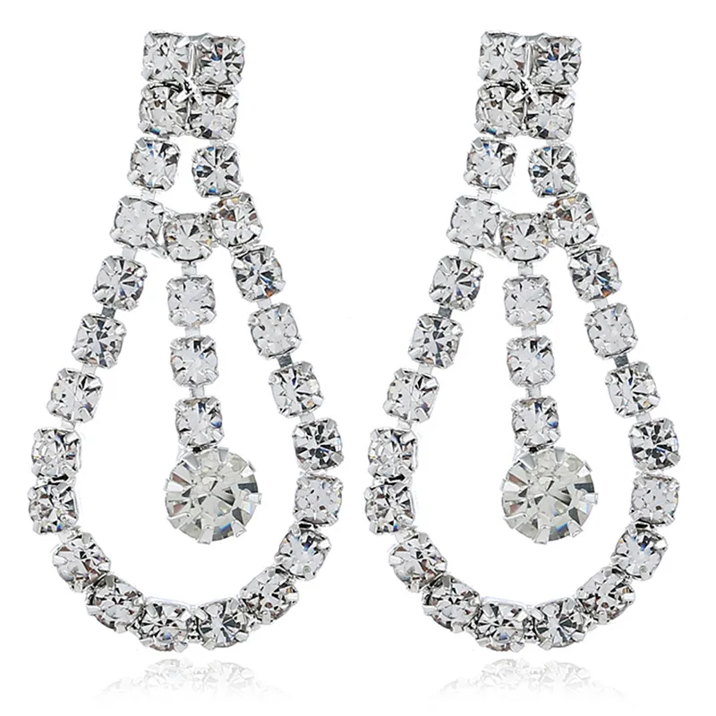 Fashion Jewelry Set Crystal Necklace &amp Earrings Wedding Party for Women Accessories | Украшения и аксессуары