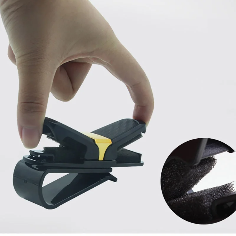 Автомобильные зажимы для очков держатель ручки карточек из углеродного волокна