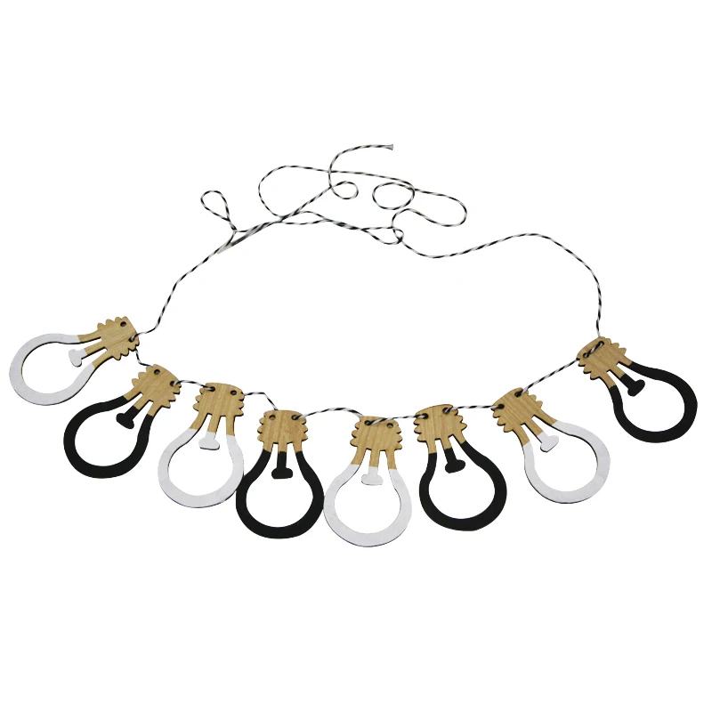 Nordic дерева тянуть цветы 7 луковицы Детская комната украшения сфотографировали