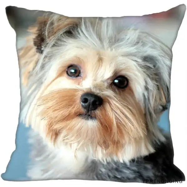 Square Pillowcases Декоративная Наволочка на заказ, йоркширский терьер, квадратная Наволочка на молнии, наволочки 35X35,40x40,45x45 см(одна сторона) 180516-14 - Цвет: Square Pillowcases