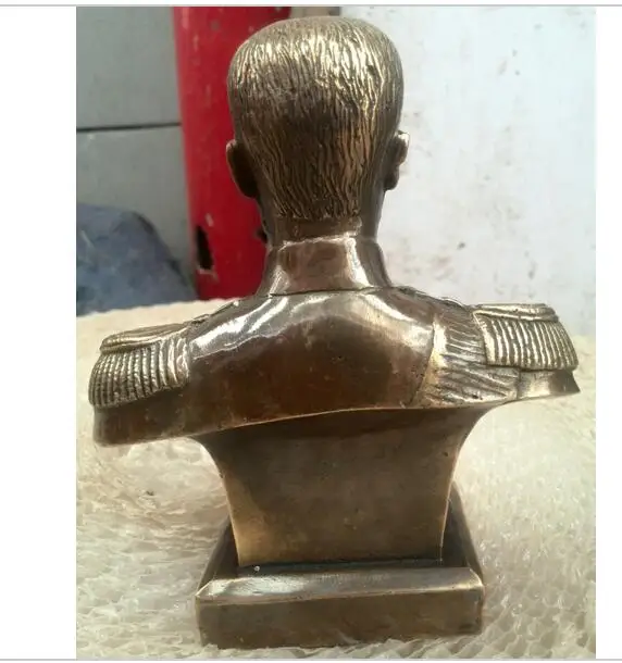 Hui88K834004 &ltрусский царь Николас II статуя бюста 5 &quotH бронзовая статуя|statue|statue bronzestatue