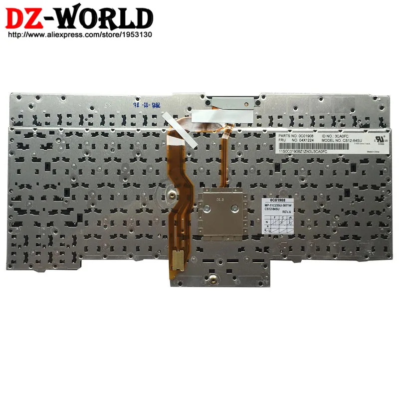 Новая русская клавиатура Orig для Thinkpad T430 T430i T430S T530 T530i W530 L430 L530 04X1224 04X1300 04X1338 04W3197
